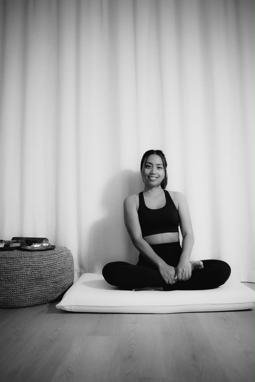 Alyson Fajardo black and white portrait